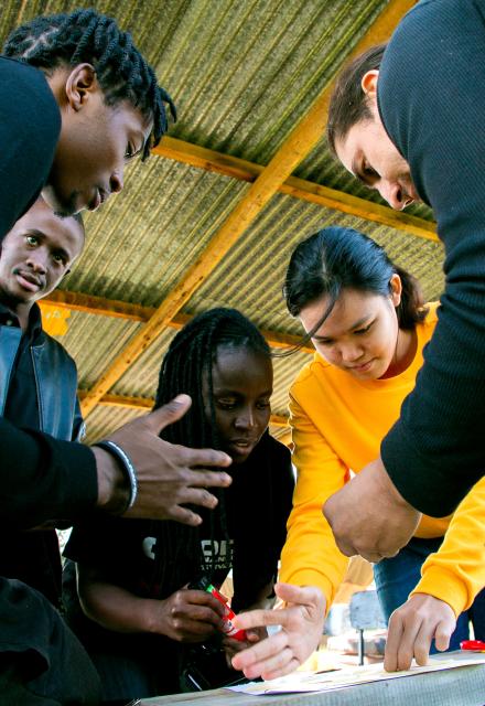 Participants at a workshop in Kenya