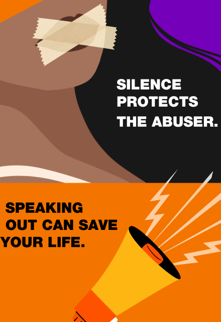 Silence protects the abuser thumbnail